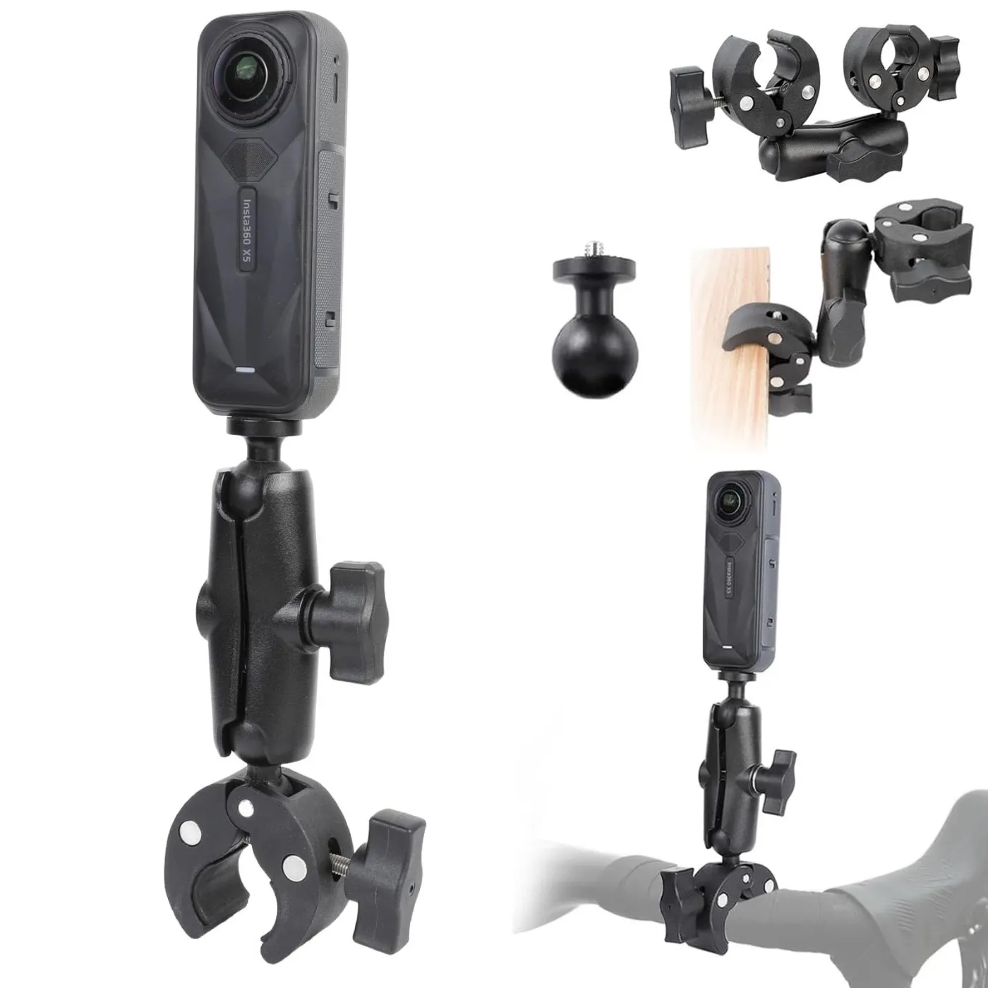 Motorcycle Handlebar / Ball / Side Mirror Mount