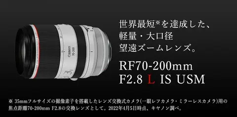 Canon RF 70-200mm F2.8 L IS USM